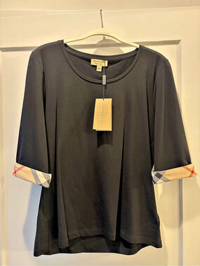 Burberry Check Top NWT